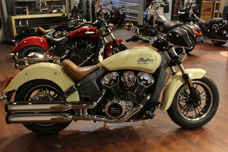 2017 Indian Scout Ivory Cream