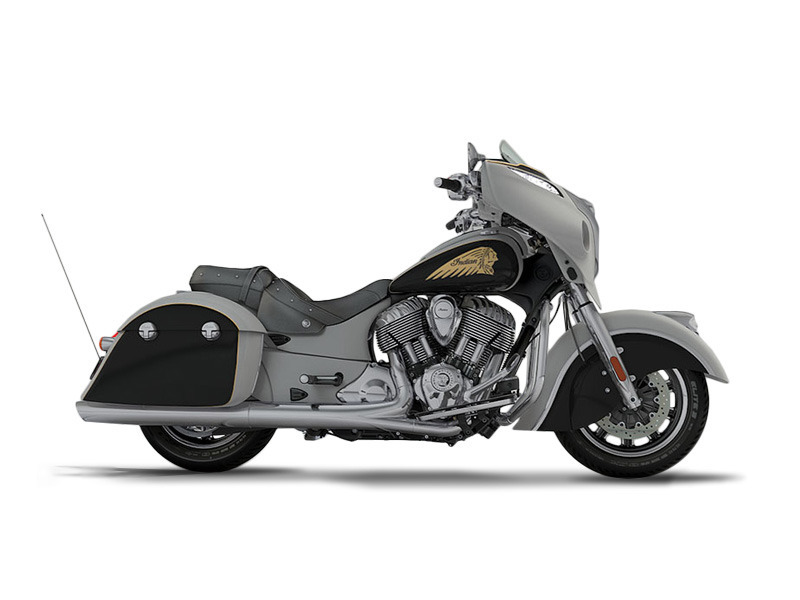2017 Indian Motorcycle Chieftain Star Silver Over Thunder Black