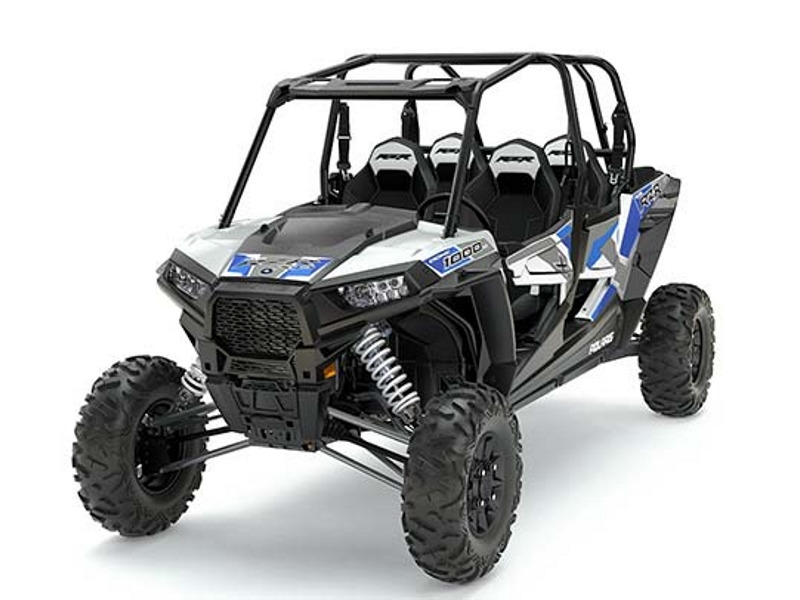 2017 Polaris RZR XP 4 1000 EPS White Lightning With Reflex Blue