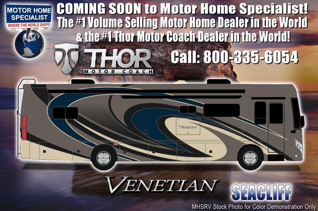 2018 Thor Motor Coach Venetian M37 Luxury RV for Sale W/Theater Seats & King