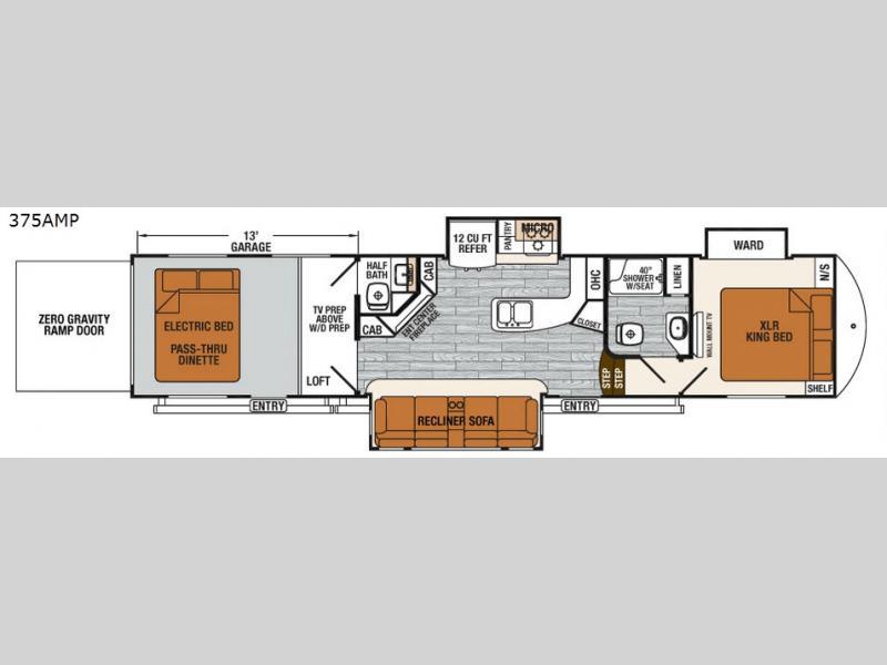 2018 Forest River Rv XLR Thunderbolt 375AMP