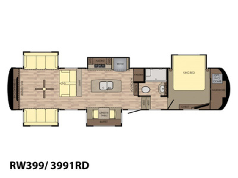 2018 Redwood Rv Redwood RW399/ 3991RD