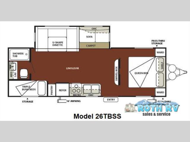 2012 Forest River Rv Wildwood 26TBSS