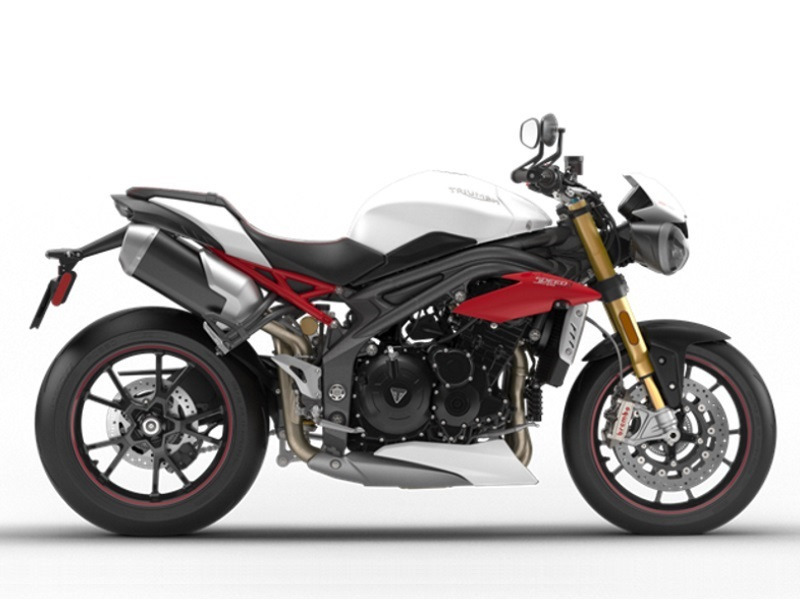 2017 Triumph Speed Triple R Crystal White