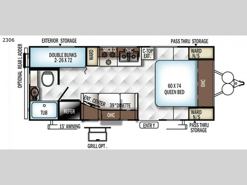 2018 Forest River Rv Rockwood Mini Lite 2306