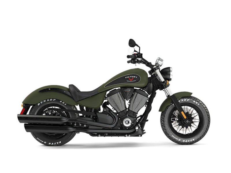 2017 Victory Motorcycles Gunner Suede Green Metallic