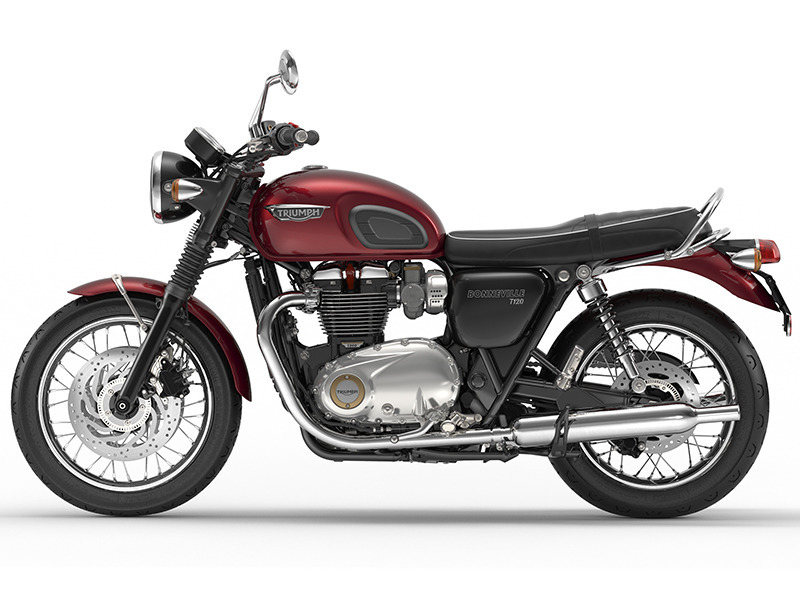 2017 Triumph Bonneville T120 Cinder Red