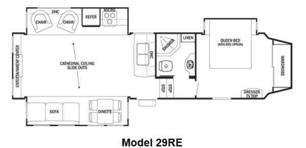 2012 Forest River Rv Cedar Creek Silverback 29RE