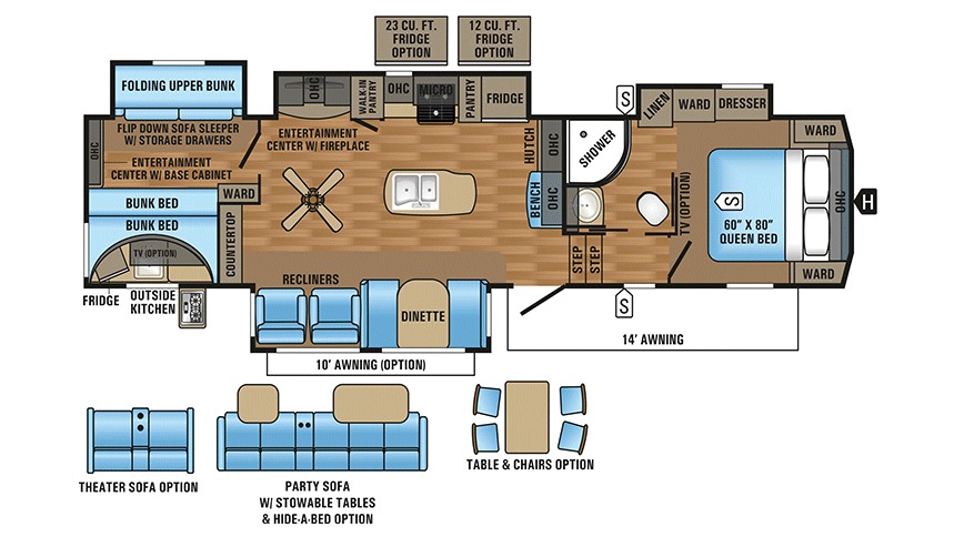 2017 Jayco Eagle 325BHQS