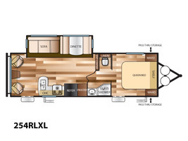 2018 Forest River Wildwood X-Lite 254RLXL