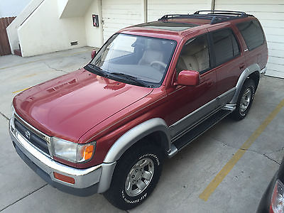 Toyota : 4Runner Limited 1998 toyota 4 x 4 4 runner limited super clean low mileage