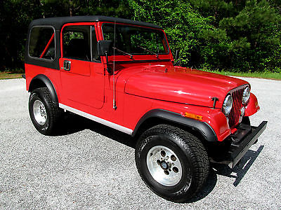 Jeep : CJ 7 AWESOME DRIVER. PWR STEERING. NEW PAINT. NEW INTERIOR. VERY SHARP!  Watch Video
