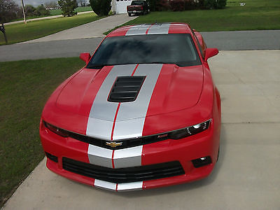 Chevrolet : Camaro SS/RS 2014 camaro hot red 2 ss rs 6 speed manual low low miles one owner