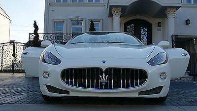 Maserati : Gran Turismo GT 2012 maserati gran turismo bianco white convertible with cuoio leather interior