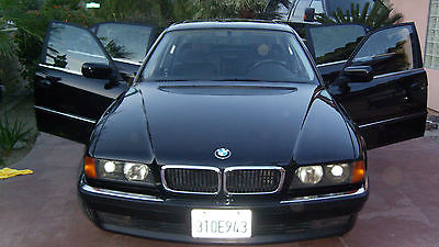 BMW : 7-Series Chrome BMW 740iL Black on Black EXCELLENT