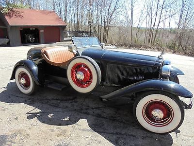 Other Makes : BUICK BLACK HAWK BOAT TAIL  OPEN COWL SPEEDSTER 1930 buick black hawk boat tail speedster