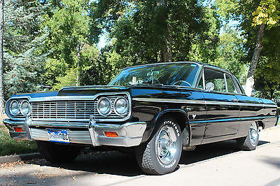 Chevrolet : Impala SS 1964 64 chevrolet chevy impala black silver ss v 8