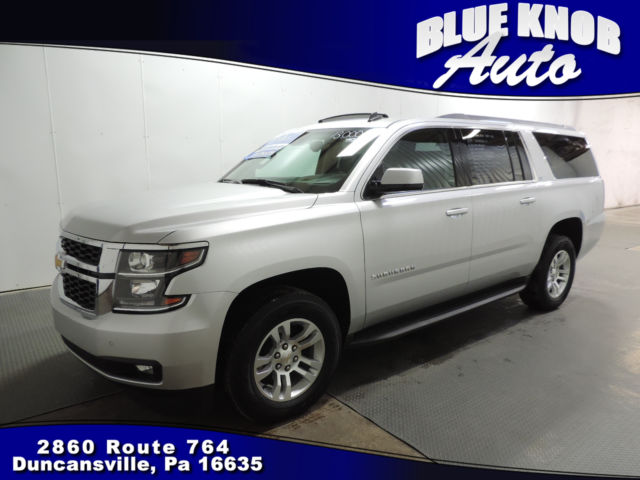 Chevrolet : Suburban LT financing 4x4 moon roof leather heated seats 3rd row dvds backup camera alloys
