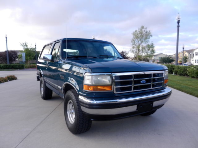 Ford : Bronco 2-OWNER XLT WOW! 106K ORIGINAL MILES~GORGEOUS~100% CA~1993,1996, 1992, 1991, 1994,1989, 1990