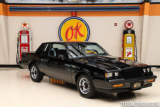 Buick : Regal Grand National 1987 buick regal grand national 1 owner 7 109 miles 3.8 l turbocharged v 6