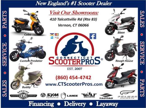 ?WINTER SALES EVENT going on NOW....49cc SCOOTERS..CT Scooter Pros