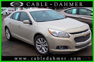 Chevrolet : Malibu LTZ Certified Great Car Fully Loaded LTZ Chevy Leather Heated Touch Screen Blue tooth Warranty