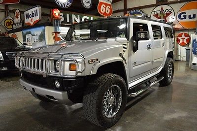 Hummer : H2 SUV Luxury Edition Silver,Navigation,Rear Entertainment,1-Owner, Many Extra's, Very Nice,Must Read!