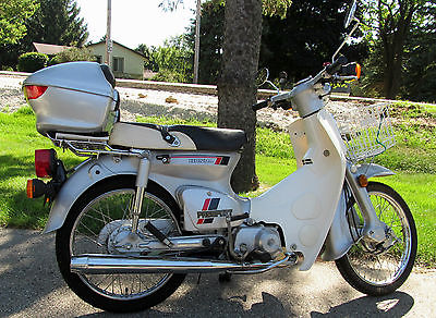 Honda : Other Honda C70 Passport Motorcycle 70cc Silver 1983 Extras Very Clean