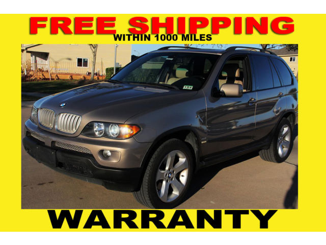 BMW : X5 4dr AWD 4.4i 2004 bmw x 5 4.4 l 4 x 4 rust free clean title panoramic roof
