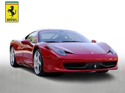 Ferrari : 458 2dr Coupe 2013 ferrari 458 italia 4 k miles leds afs lift ipod scuderia carbon