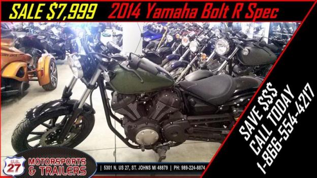 2014 Yamaha Bolt R Spec Green for sale.