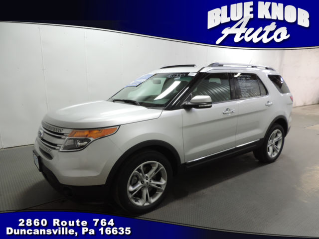 Ford : Explorer Limited financing 4x4 moon roof leather 3rd row sync backup camera alloys heated seats