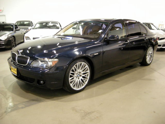 BMW : 7-Series 4dr Sdn 750L 2007 750 li sport carfax certified only 50 k mi excellent condition no dealer fee