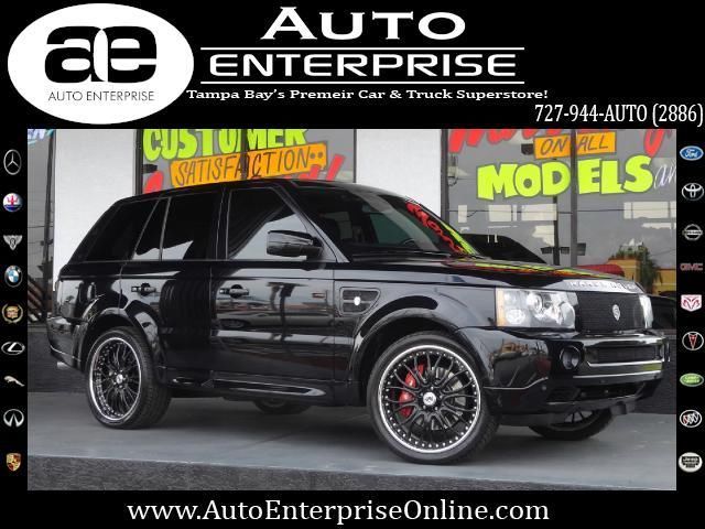 Land Rover : Range Rover Sport Supercharged low mileage red piping suede roof asanti wheels strut grille dvd gps nav 08 09