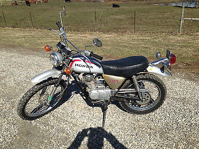 Honda : Other 1972 honda sl 125 on off road dirt bike motor cross enduro motorcycle