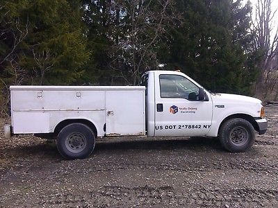 Ford : F-350 2 Door Standard cab 1999 ford f 350 with utility box