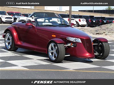 Plymouth : Prowler 2 DOOR ROADSTER AUTOMATIC low mileage convertible car fax leather automatic classic 34854 miles  prowler
