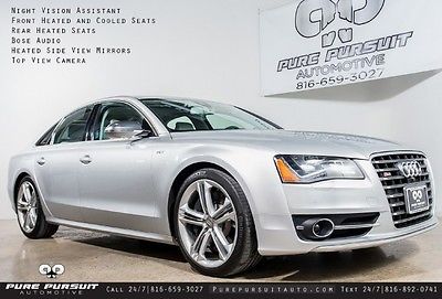 Audi : S8 S8 4.0T Night Vision Driver Assist Full Leather S8 Quattro Turbo Cold Pkg Top View Camera Navi LED Park Assist Active Cruise