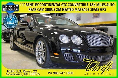 Bentley : Continental GT Convertible 2011 continental convertible used turbo 6 l w 12 48 v automatic awd