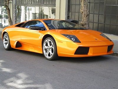 Lamborghini : Murcielago in Arancio Argos with only 14,817 miles! 2002 lamborghini murcielago arancio argos orange low miles