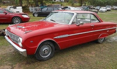 Ford : Falcon RED   WHITE 1963 ford falcon futura 2 dr hit arkansas barn find
