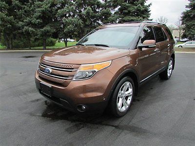 Ford : Explorer 4WD 4dr Limited 4 wd 4 dr limited low miles suv automatic gasoline 3.5 l v 6 cyl brown