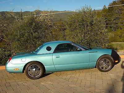 Ford : Thunderbird PREMIUM CONVERTIBLE with removable HARD TOP 2002 ford thunderbird premium convertible