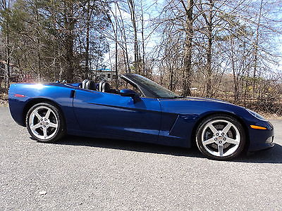 Chevrolet : Corvette LEMANS BLUE*C6 CONVT*AUTO*NAV*LOADED*MUST SEE! LEMANS BLUE*C6 CONVT*Z51*LT3 TRIM LEVEL*NAV*HTD SEATS*SAT*$27995/MAKE OFFER!