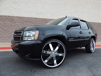 Chevrolet : Tahoe LT - 4x4 - Custom 2007 chevy tahoe 4 x 4 lt custom 28 inch wheels 6000 w stereo black on black
