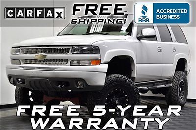 Chevrolet : Tahoe Z71 Lifted Monster Lift Loaded 4x4 Free Shipping 5 Year Warranty Lifted Truck Leather 4WD