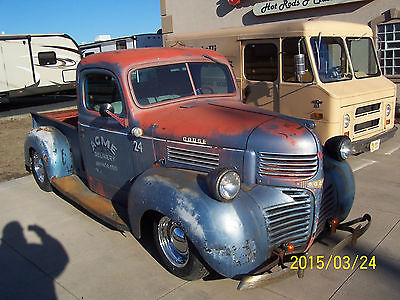 Dodge : Other Pickups Short bed pick up 1946 dodge short bed hot rod patina ratrod sbf daily driver hotrod swb sunbaked