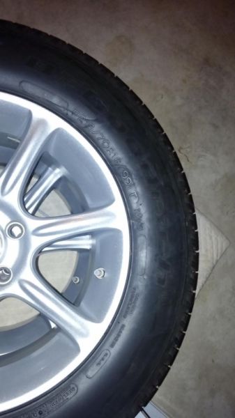 Set of 4 tires with rims for sale, 2