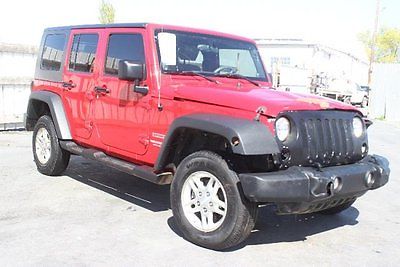 Jeep : Wrangler Unlimited Sport 4WD 2010 jeep wrangler unlimited sport 4 wd damaged fixable wrecked repairable save