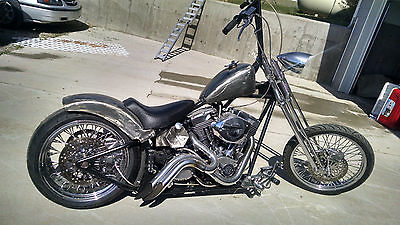 Custom Built Motorcycles : Chopper Custom Softail Chopper